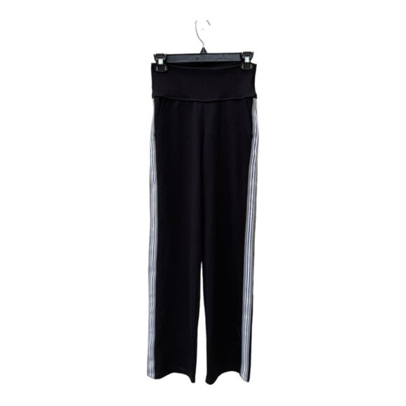 Zaggora Activewear Pull-on High Rise Straight Leg Pants with Tuxedo Stripe Sz 2 - Picture 4 of 9